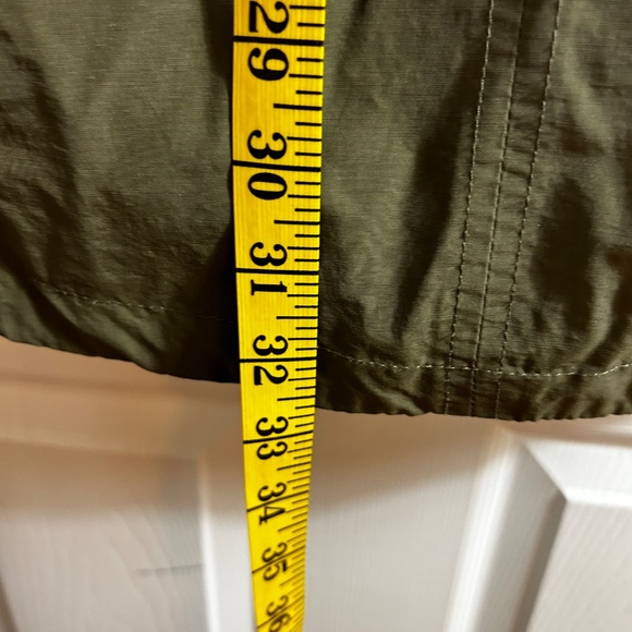 Ricki's Ladies Size XS Olive Green Fleece Vest Hip Length Hooded Winter Coat - Picture 4 of 15